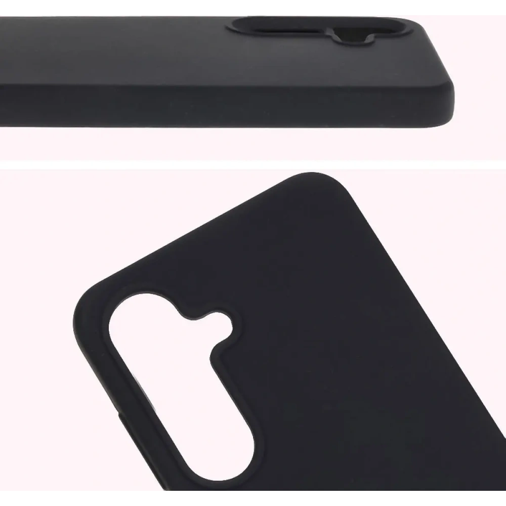 Silikonowe etui Bizon Soft Case do Samsung Galaxy S25 czarne