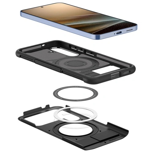 Kup Spigen Slim Armor Mag MagSafe Samsung Galaxy S25 Schwarz - SPN16622 - {ean13} - Sklep Home Screen