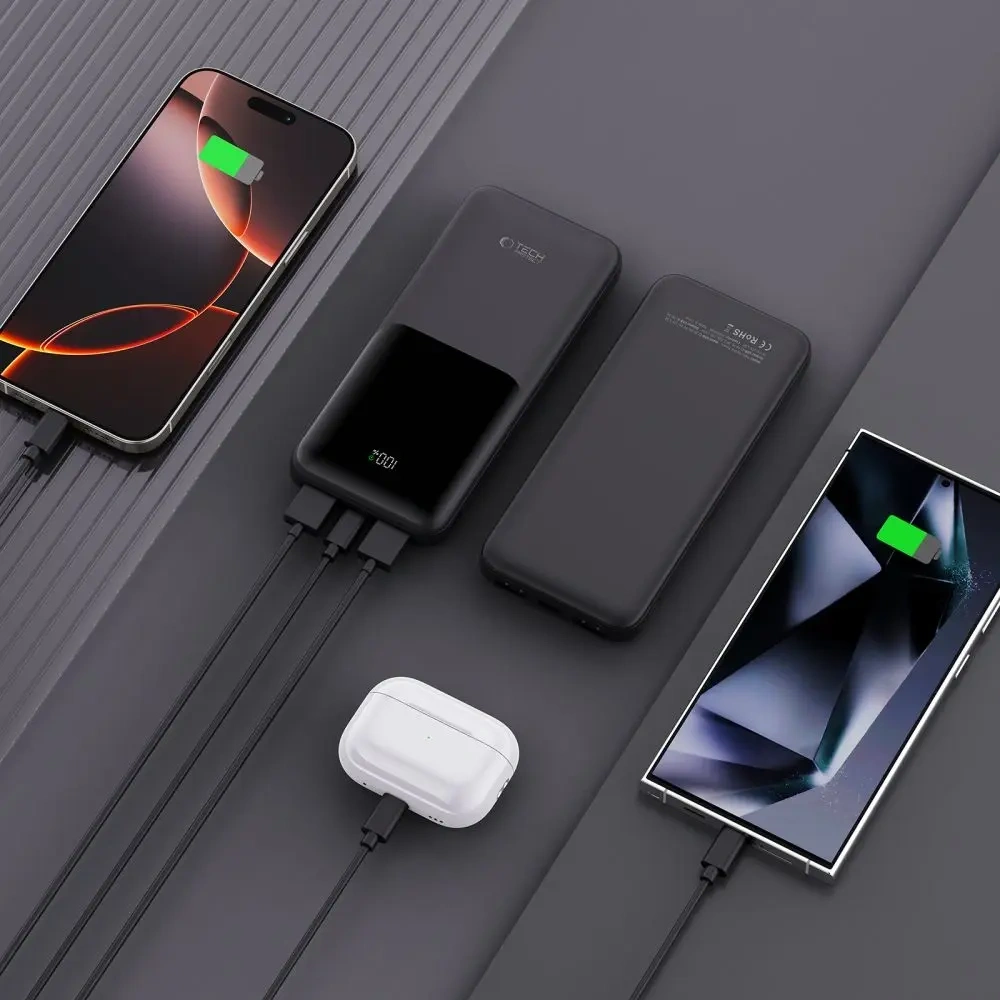 Powerbank Tech-Protect PB01 10000mAh 22.5W Black