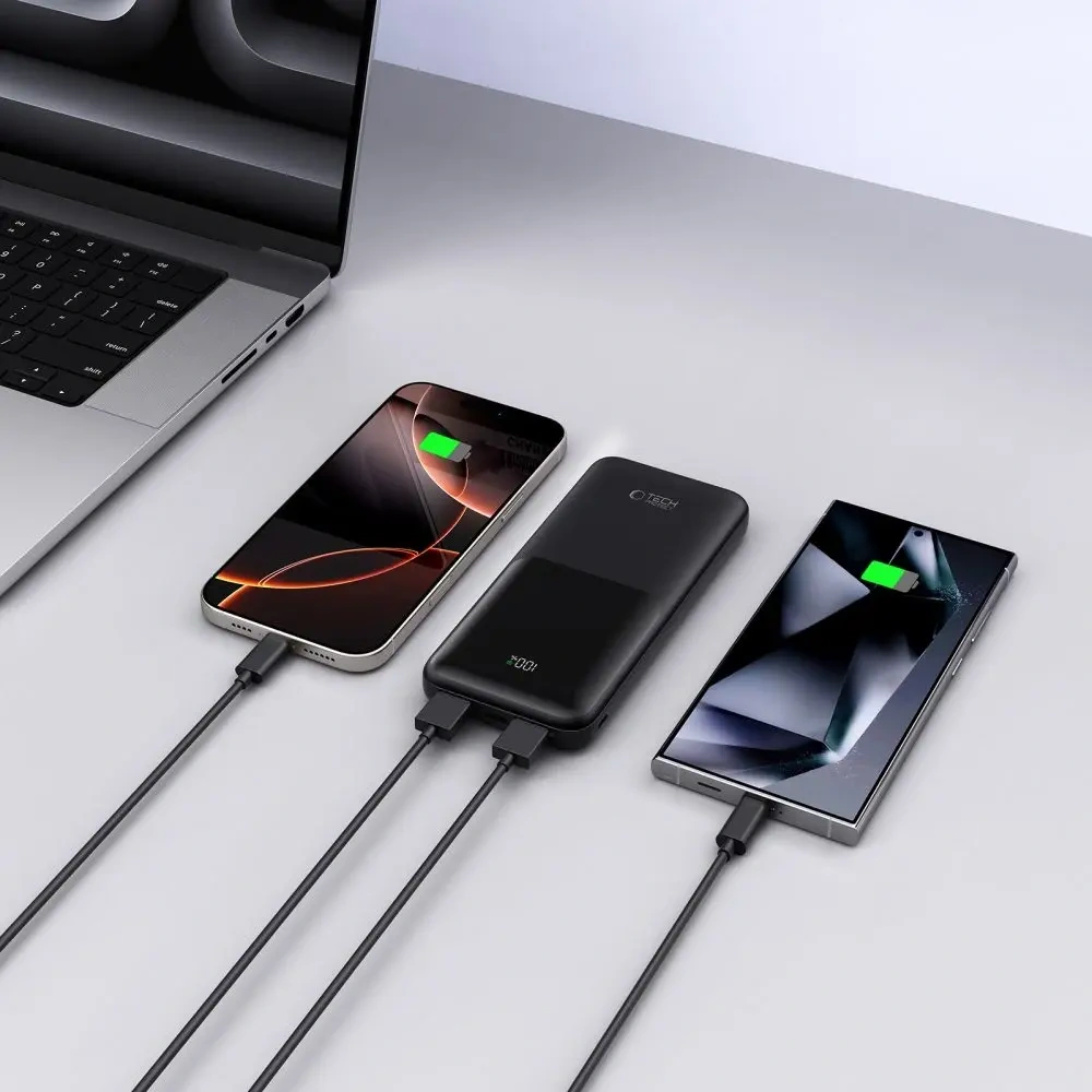 Powerbank Tech-Protect PB01 10000mAh 22.5W Black