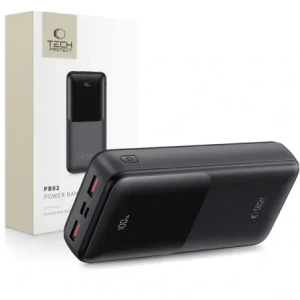 Buy Tech-Protect PB02 Powerbank 20000mAh 22.5W Black - THP3847 - {ean13} - Home Screen Store Europe