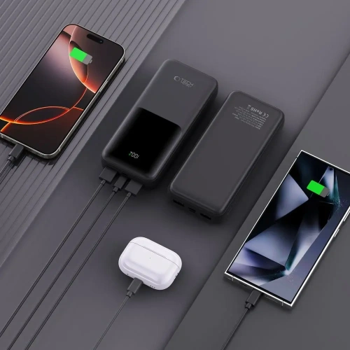 Buy Tech-Protect PB02 Powerbank 20000mAh 22.5W Black - THP3847 - {ean13} - Home Screen Store Europe