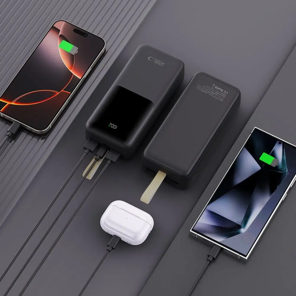 Powerbank Tech-Protect PB03 30000mAh 22.5W Black