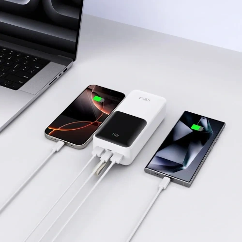 Kup Powerbank Tech-Protect PB03 30000mAh 22.5W Bílá - THP3850 - {ean13} - Sklep Home Screen
