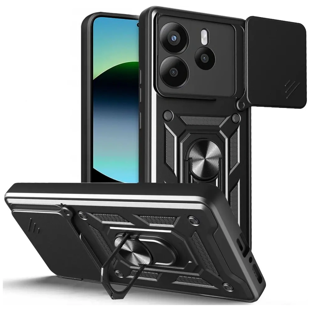 Etui Tech-Protect Camshield Pro Xiaomi Redmi Note 14 5G Matte Black