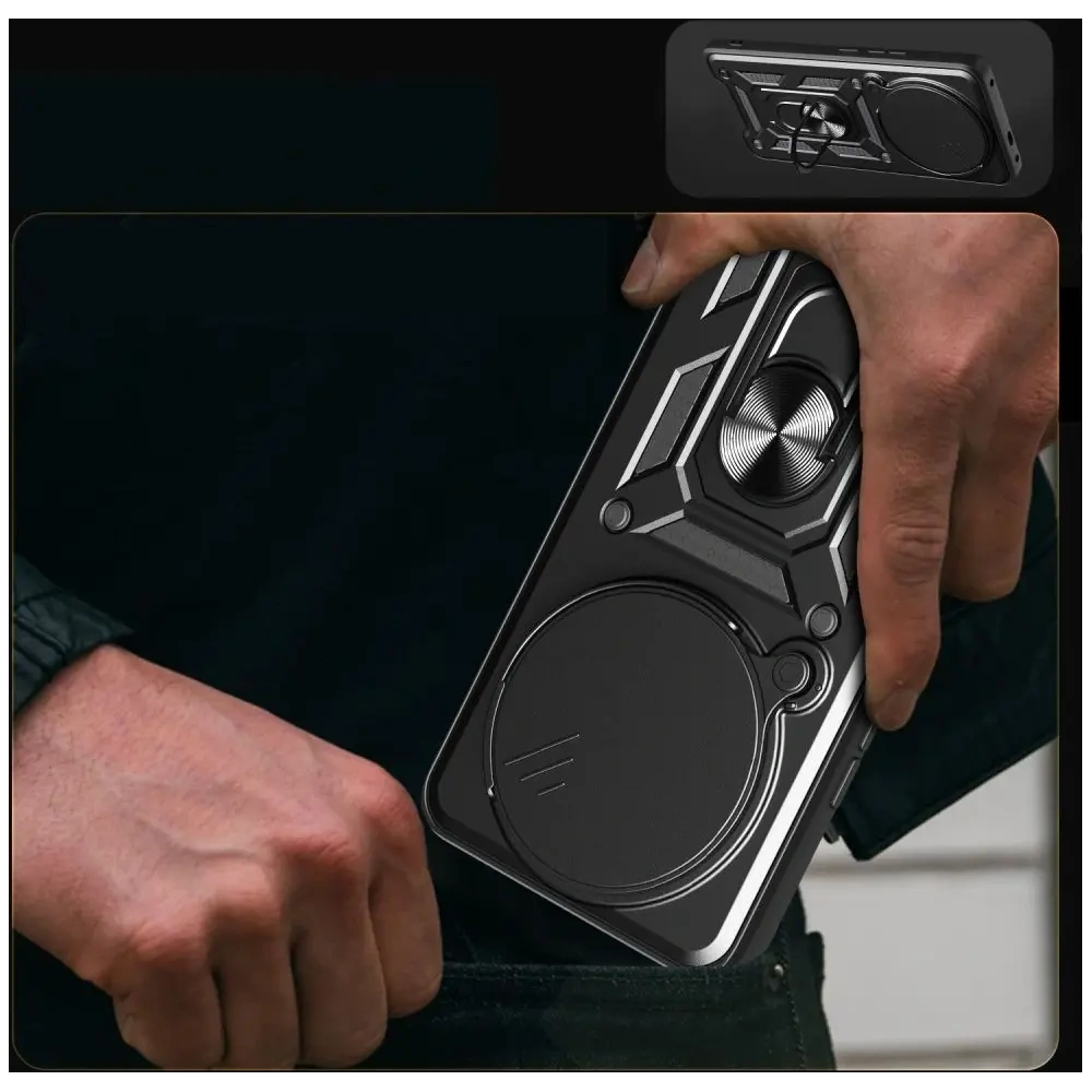 Etui Tech-Protect Camshield Pro Xiaomi Redmi Note 14 Pro+ Plus 5G Matte Black