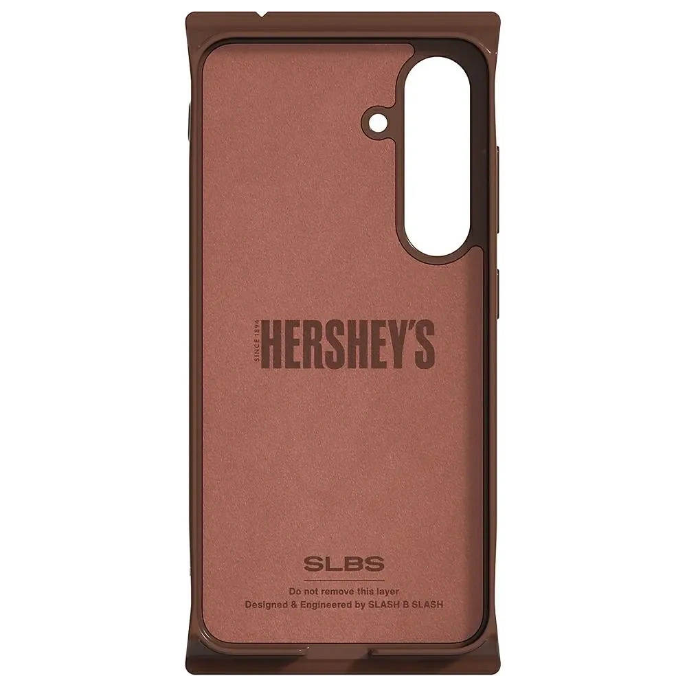 Etui Samsung Hershey`s Milk Chocolate Snack do Galaxy S25 brązowy