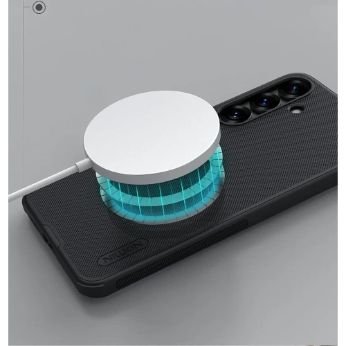 Kup Nillkin Super Frosted Shield Pro Magnetic Case Samsung Galaxy S25 MagSafe negru - NLK1664 - {ean13} - Sklep Home Screen