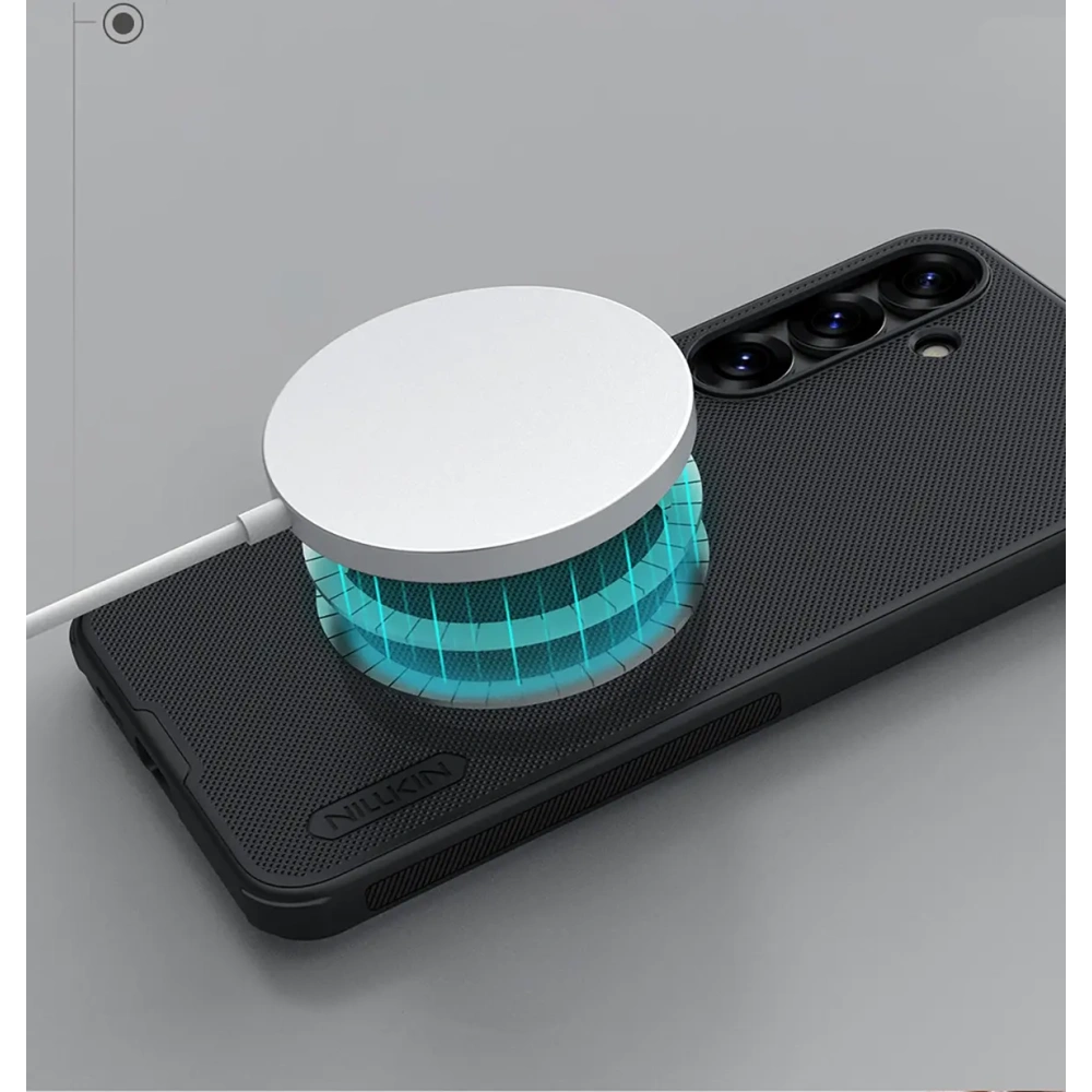 Etui Nillkin Super Frosted Shield Pro Magnetic Case Samsung Galaxy S25 MagSafe czarne