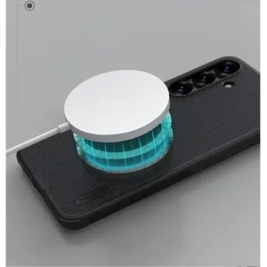 Kup Nillkin Super Frosted Shield Pro Magnetic tok Samsung Galaxy S25+ Plus MagSafe fekete - NLK1665 - {ean13} - Sklep Home Screen