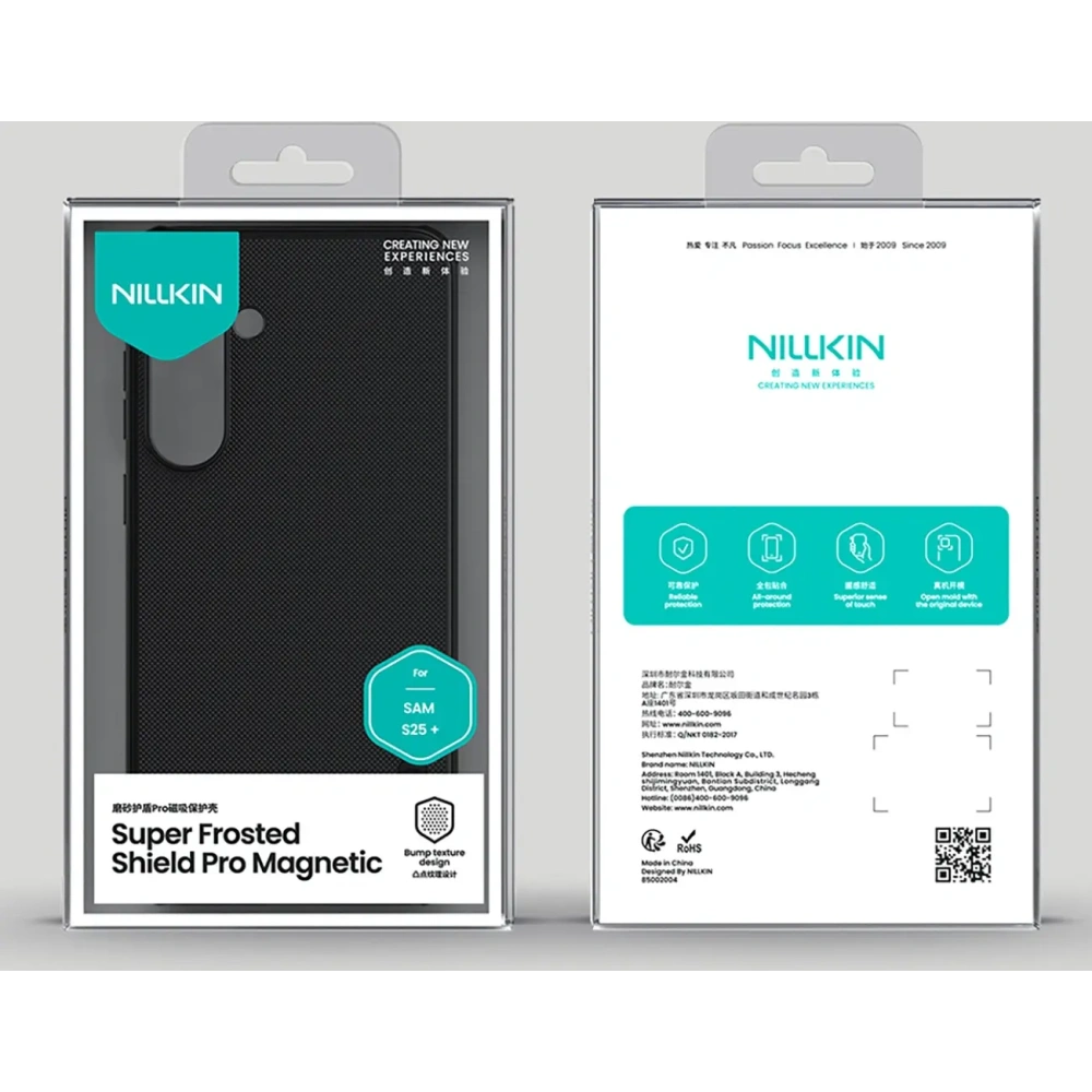Etui Nillkin Super Frosted Shield Pro Magnetic Case Samsung Galaxy S25+ Plus MagSafe czarne