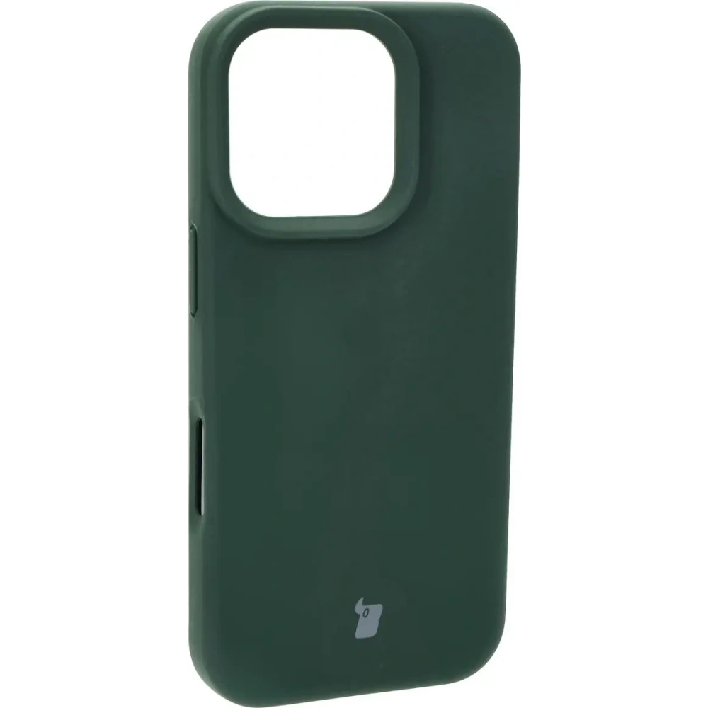 Silikonowe etui Bizon Soft Case do Apple iPhone 16 Pro ciemnozielone