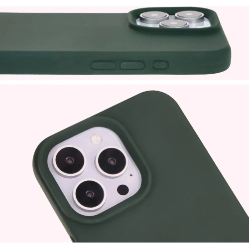 Kup Bizon Soft Case Apple iPhone 16 Pro dunkelgrün - BIZ8213 - {ean13} - Sklep Home Screen