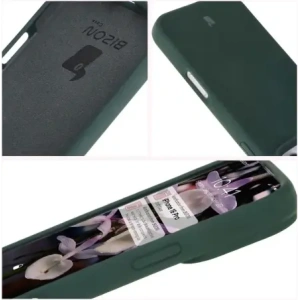 Kup Silikonowe etui Bizon Soft Case do Apple iPhone 16 Pro ciemnozielone - BIZ8213 - {ean13} - Sklep Home Screen