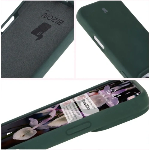 Kup Bizon Soft Case Apple iPhone 16 Pro dunkelgrün - BIZ8213 - {ean13} - Sklep Home Screen