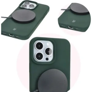 Kup Bizon Soft Case Apple iPhone 16 Pro verde închis - BIZ8213 - {ean13} - Sklep Home Screen