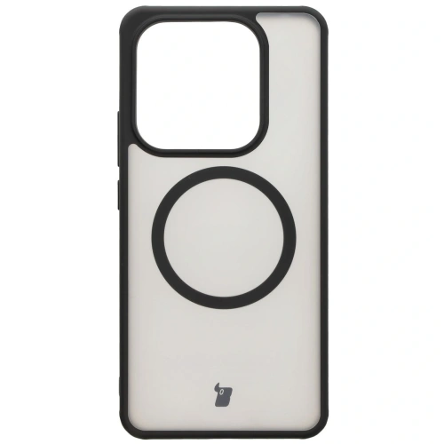 Kup Etui z pierścieniem magnetycznym Bizon Case MatteO do Xiaomi Redmi Note 14 5G półprzezroczyste z czarną ramką - BIZ8220 - {ean13} - Sklep Home Screen