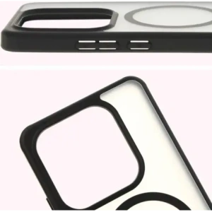 Kup Bizon Case MatteO Xiaomi Redmi Note 14 5G translucid cu cadru negru - BIZ8220 - {ean13} - Sklep Home Screen
