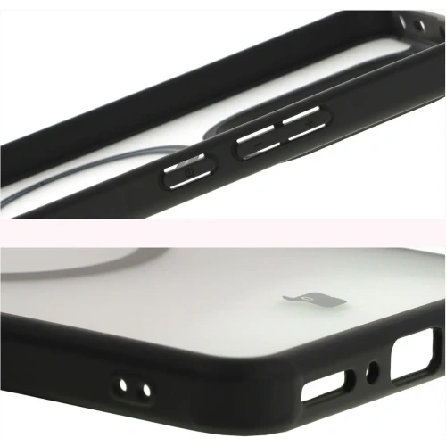 Kup Etui z pierścieniem magnetycznym Bizon Case MatteO do Xiaomi Redmi Note 14 5G półprzezroczyste z czarną ramką - BIZ8220 - {ean13} - Sklep Home Screen