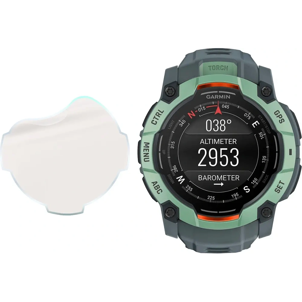 Folia matowa Bizon Glass Watch Film Sun do Garmin Instinct 3 50 mm [2 PACK]