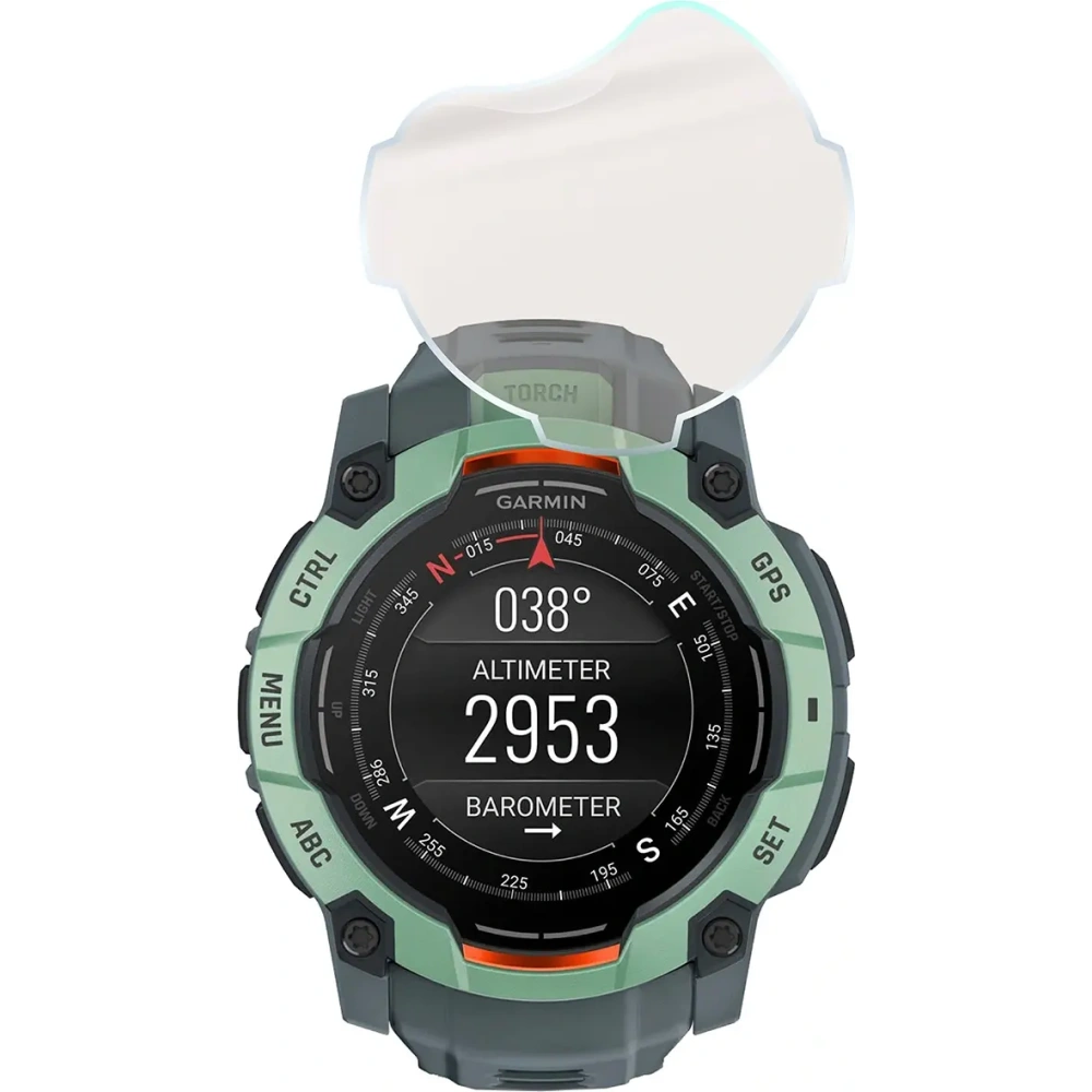 Folia matowa Bizon Glass Watch Film Sun do Garmin Instinct 3 50 mm [2 PACK]