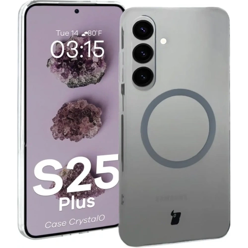 Kup Etui z pierścieniem magnetycznym Bizon Case CrystalO do Samsung Galaxy S25+ Plus przezroczyste - BIZ8222 - {ean13} - Sklep Home Screen