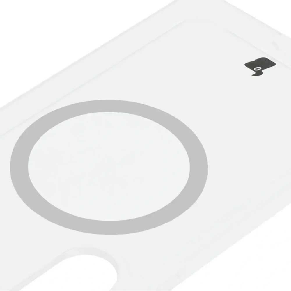 Etui z pierścieniem magnetycznym Bizon Case CrystalO do Samsung Galaxy S25+ Plus przezroczyste