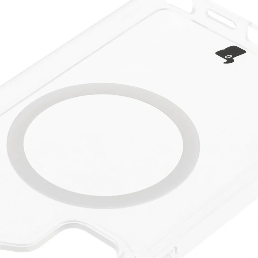 Etui z pierścieniem magnetycznym Bizon Case CrystalO do Samsung Galaxy S25 Ultra przezroczyste