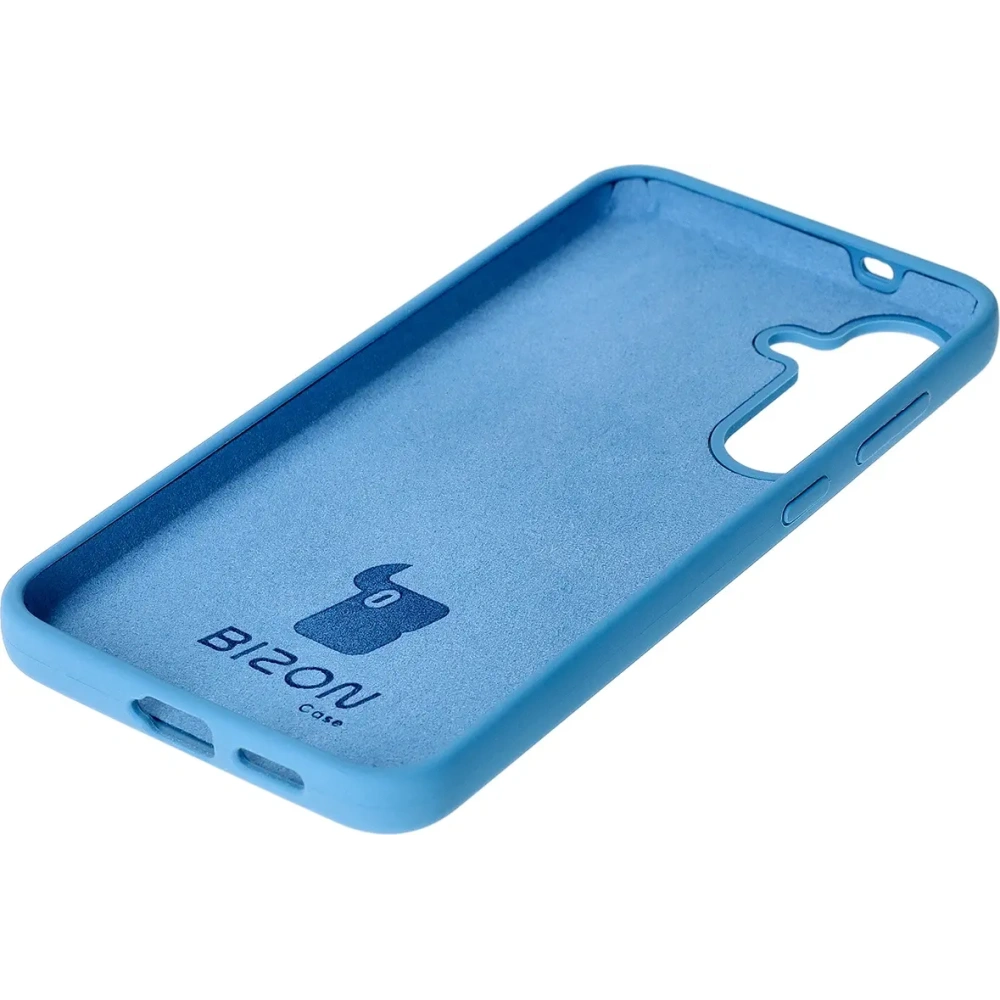 Silikonowe etui Bizon Soft Case do Samsung Galaxy S25+ Plus ciemnoniebieskie