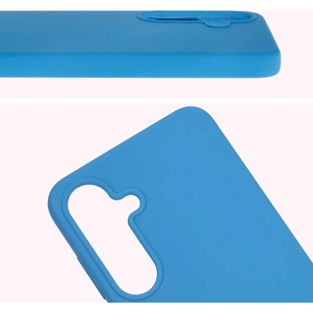 Silikonowe etui Bizon Soft Case do Samsung Galaxy S25+ Plus ciemnoniebieskie