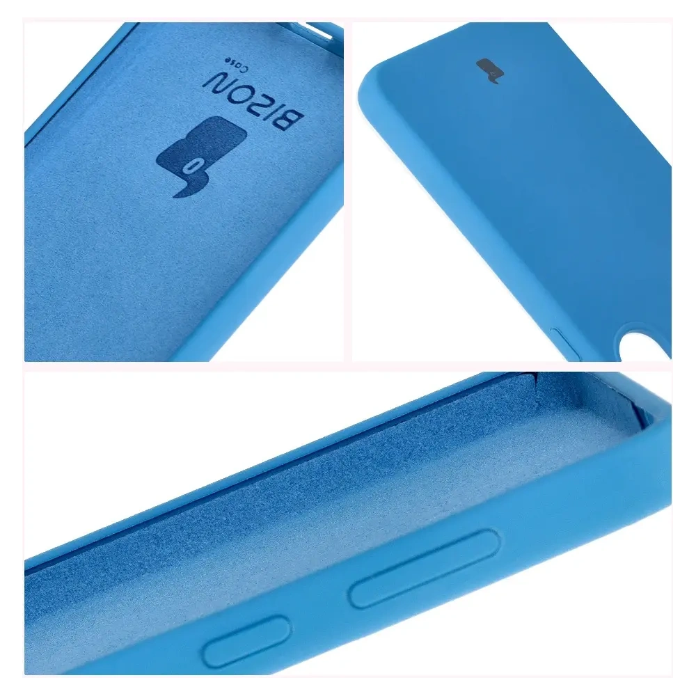 Silikonowe etui Bizon Soft Case do Samsung Galaxy S25+ Plus ciemnoniebieskie