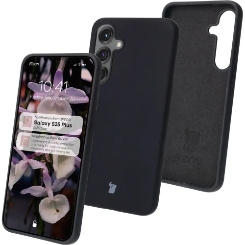 Kup Bizon Soft Case Samsung Galaxy S25+ Plus fekete - BIZ8225 - {ean13} - Sklep Home Screen