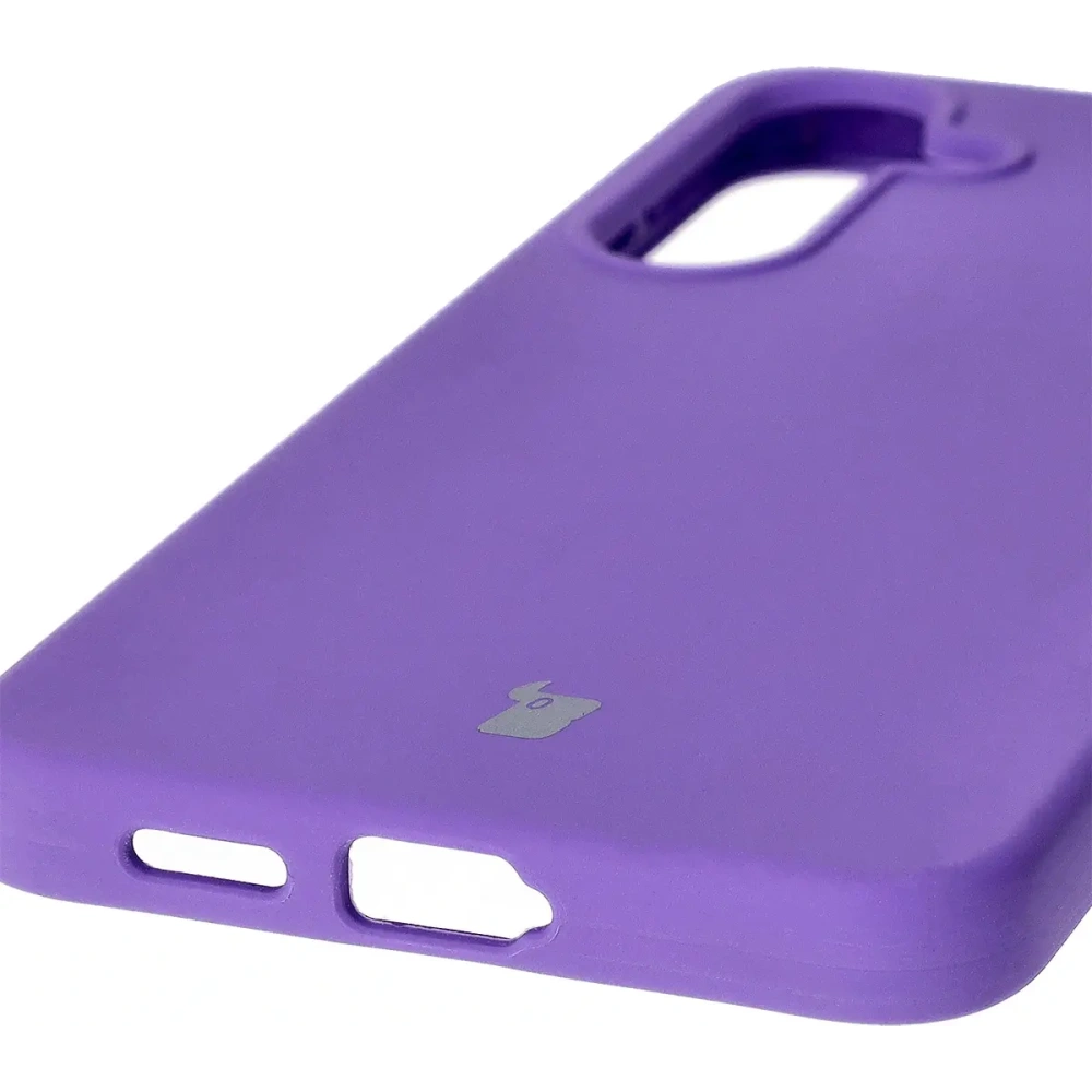 Silikonowe etui Bizon Soft Case do Samsung Galaxy S25+ Plus fioletowe