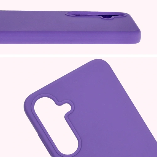 Kup Silikonowe etui Bizon Soft Case do Samsung Galaxy S25+ Plus fioletowe - BIZ8226 - {ean13} - Sklep Home Screen