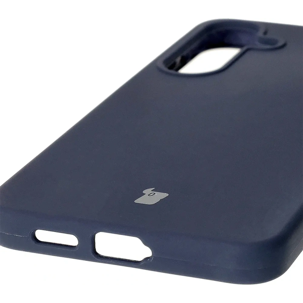 Silikonowe etui Bizon Soft Case do Samsung Galaxy S25+ Plus niebieskie