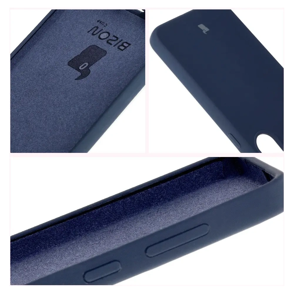 Silikonowe etui Bizon Soft Case do Samsung Galaxy S25+ Plus niebieskie