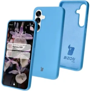 Kup Silikonový obal Bizon Soft Case pro Samsung Galaxy S25 tmavě modrý - BIZ8228 - {ean13} - Sklep Home Screen
