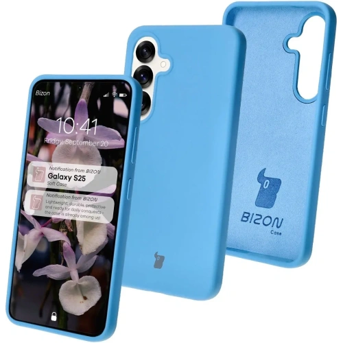 Kup Silikonový obal Bizon Soft Case pro Samsung Galaxy S25 tmavě modrý - BIZ8228 - {ean13} - Sklep Home Screen