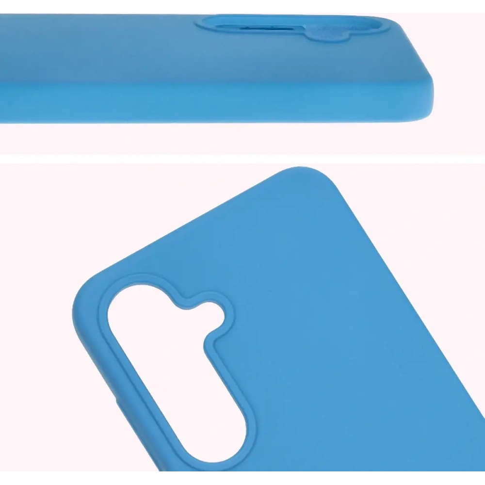 Silikonowe etui Bizon Soft Case do Samsung Galaxy S25 ciemnoniebieskie