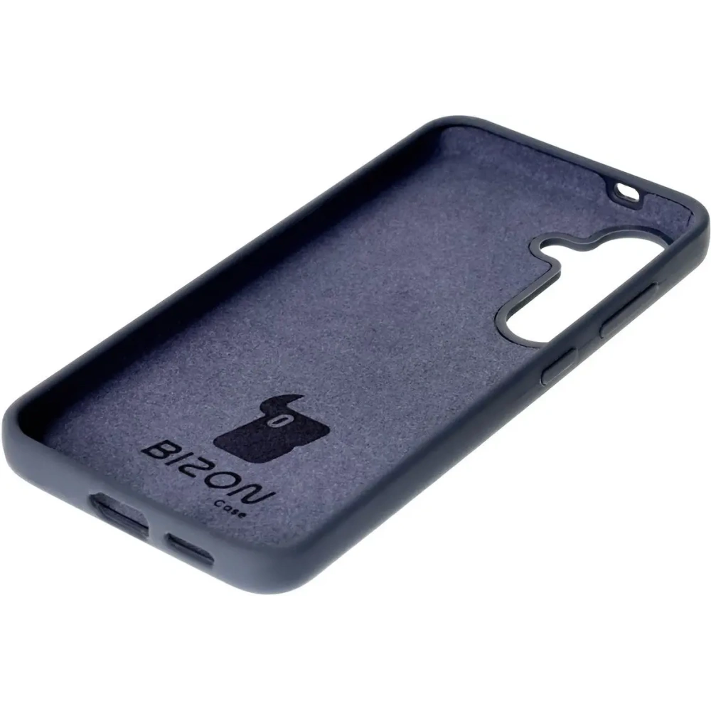 Silikonowe etui Bizon Soft Case do Samsung Galaxy S25 niebieskie