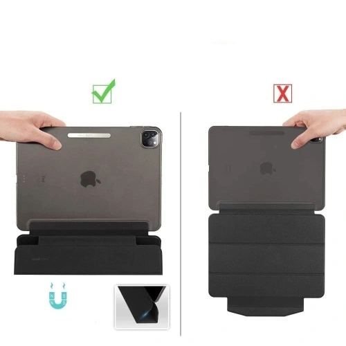 Kup Etui ESR Yippee Apple iPad Pro 12.9 2018/2020 (a 3-a și a 4-a generație) Jelly Black - ESR169BLK - {ean13} - Sklep Home Screen
