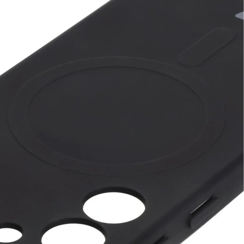 Kup Silikonové pouzdro s magnetickým kroužkem Bizon Case Silicone Magnetic pro Samsung Galaxy S25 / S24 černé - BIZ8232 - {ean13} - Sklep Home Screen
