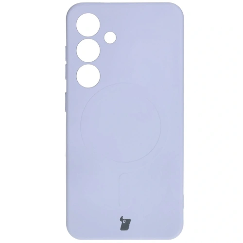 Kup Silikonové pouzdro s magnetickým kroužkem Bizon Case Silicone Magnetic pro Samsung Galaxy S25 / S24 světle fialové - BIZ8234 - {ean13} - Sklep Home Screen