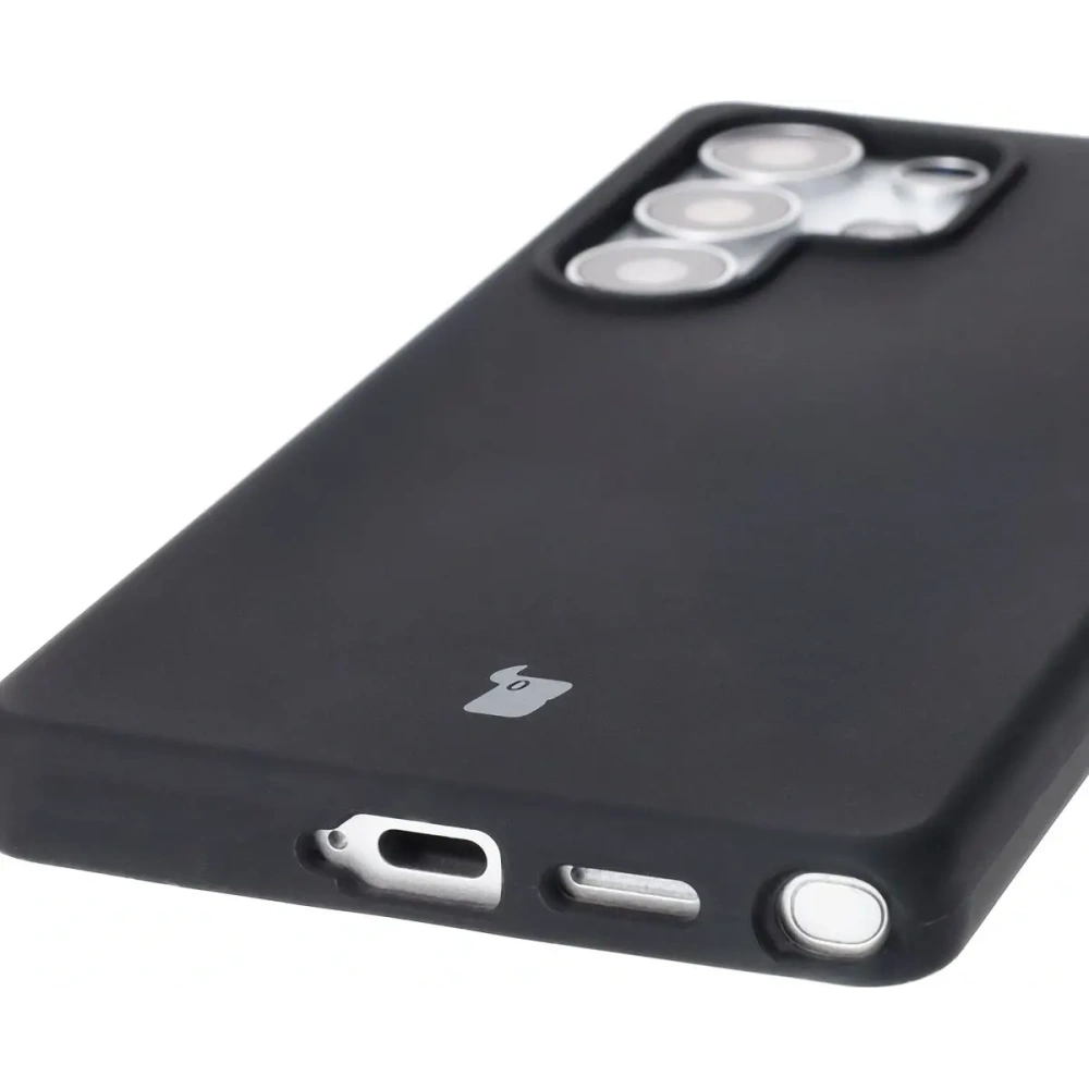 Silikonowe etui Bizon Soft Case do Samsung Galaxy S25 Ultra czarne