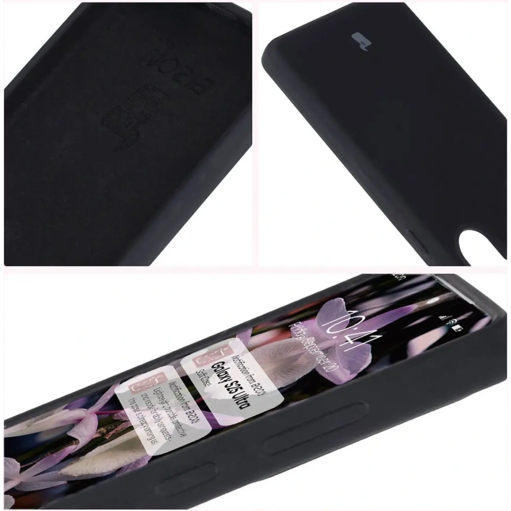 Silikonowe etui Bizon Soft Case do Samsung Galaxy S25 Ultra czarne