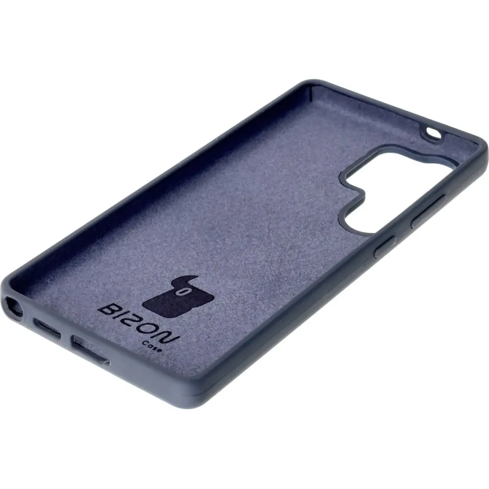 Silikonowe etui Bizon Soft Case do Samsung Galaxy S25 Ultra niebieskie