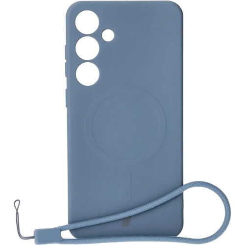 Kup Silikonowe etui z pierścieniem magnetycznym Bizon Case Silicone Magnetic do Samsung Galaxy S25+ Plus / S24+ Plus granatowe - BIZ8241 - {ean13} - Sklep Home Screen