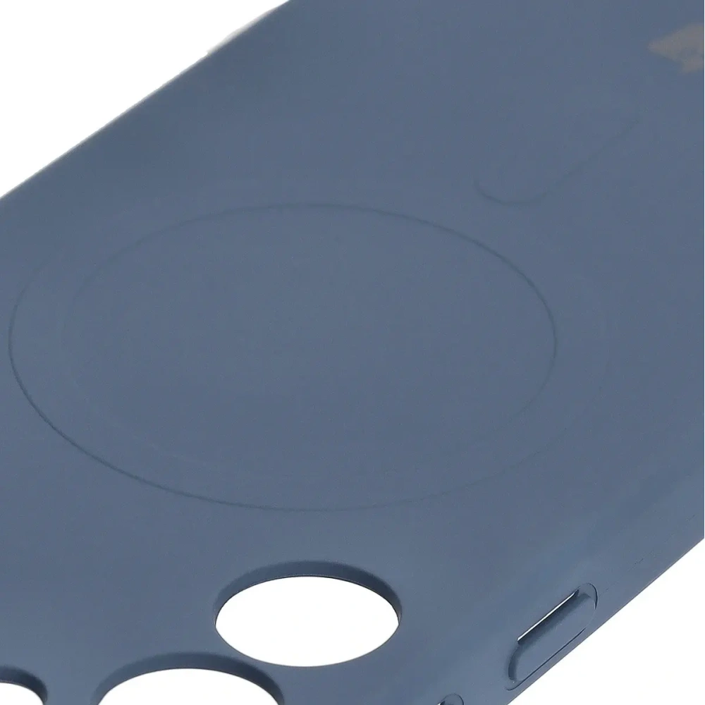 Silikonowe etui z pierścieniem magnetycznym Bizon Case Silicone Magnetic do Samsung Galaxy S25+ Plus / S24+ Plus granatowe