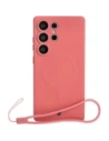 Kup Silikonowe etui z pierścieniem magnetycznym Bizon Case Silicone Magnetic do Samsung Galaxy S25 Ultra brudnoróżowe - BIZ8242 - {ean13} - Sklep Home Screen