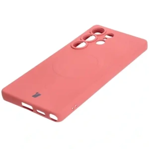Buy Bizon Case Silicone Magnetic Samsung Galaxy S25 Ultra dirty pink - BIZ8242 - {ean13} - Home Screen Store Europe